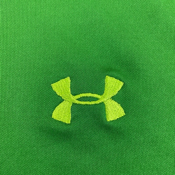 Under Armor Loose Heat Gear Golf Shirt Green Men’s Size Small - Picture 2 of 14